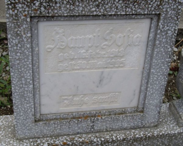 Haupt Sofia 1918-1995 Grabstein
